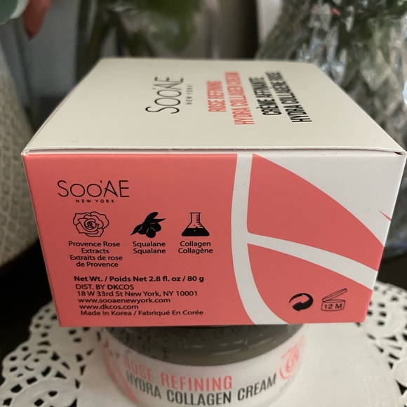 🆕🌹 Soo’AE New York Rose Refining Hydra Collagen Cream Brand New Factory Sealed - Picture 9 of 10
